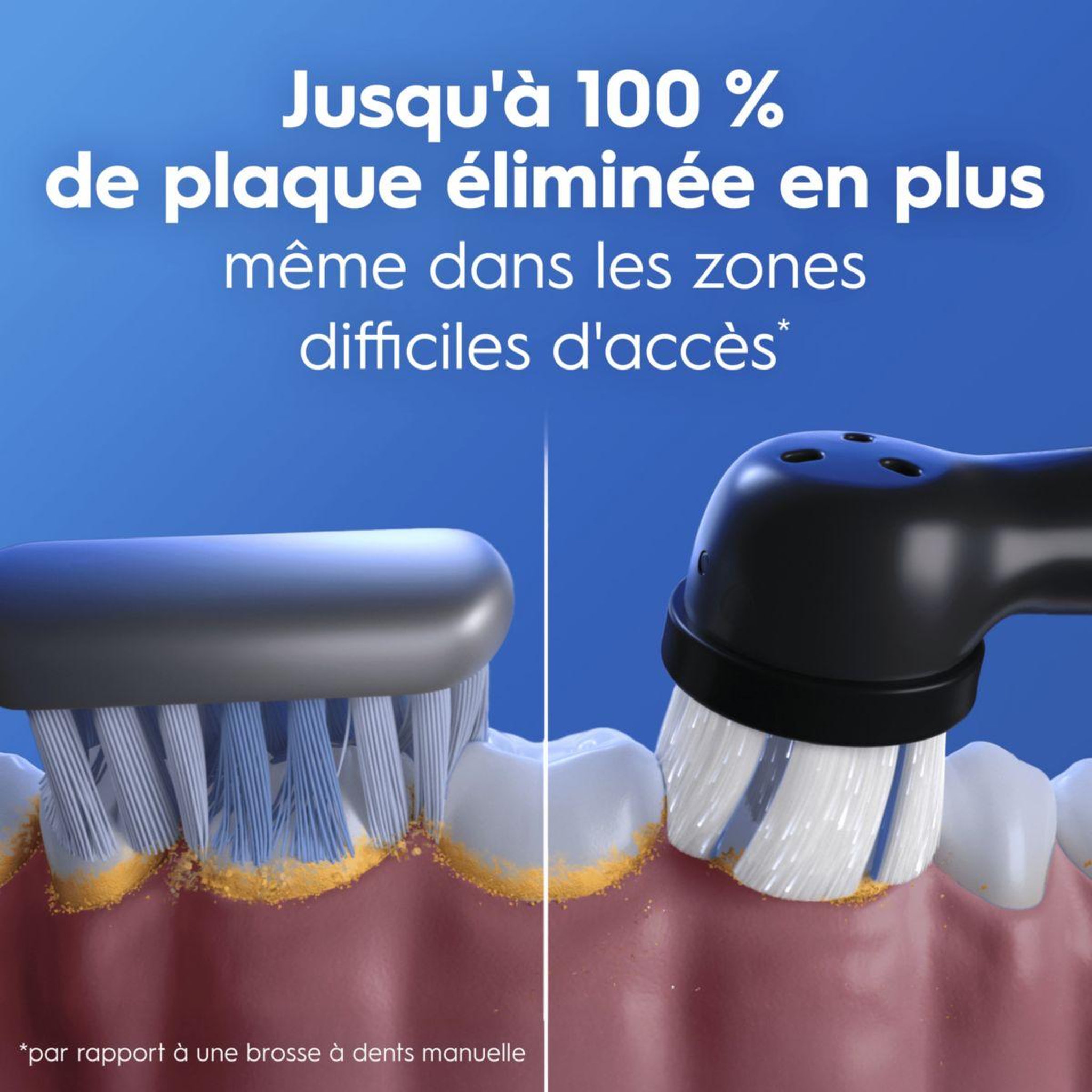 Voir la diapositive 2 : ORAL B Brosse à dents électrique io2 duo noir et rose