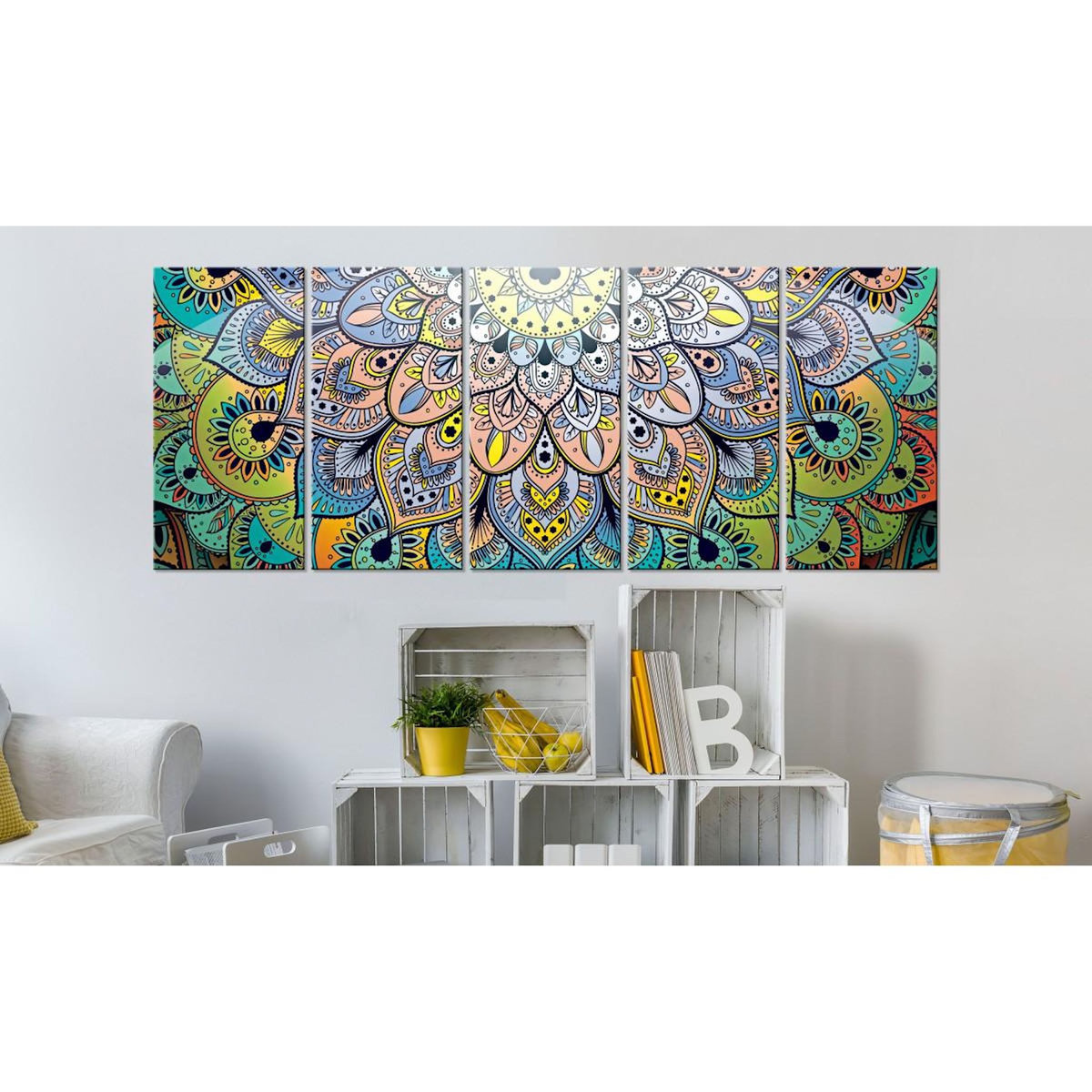 Paris Prix Tableau Imprimé  Mandala : Peacock's Tail