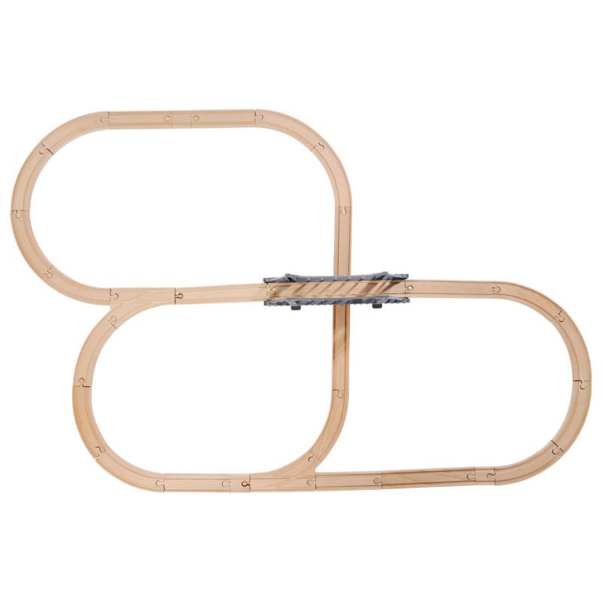 Voir la diapositive 4 : Eichhorn Eichhorn Train Track with Bridge Playset, 55dlg. 100006204
