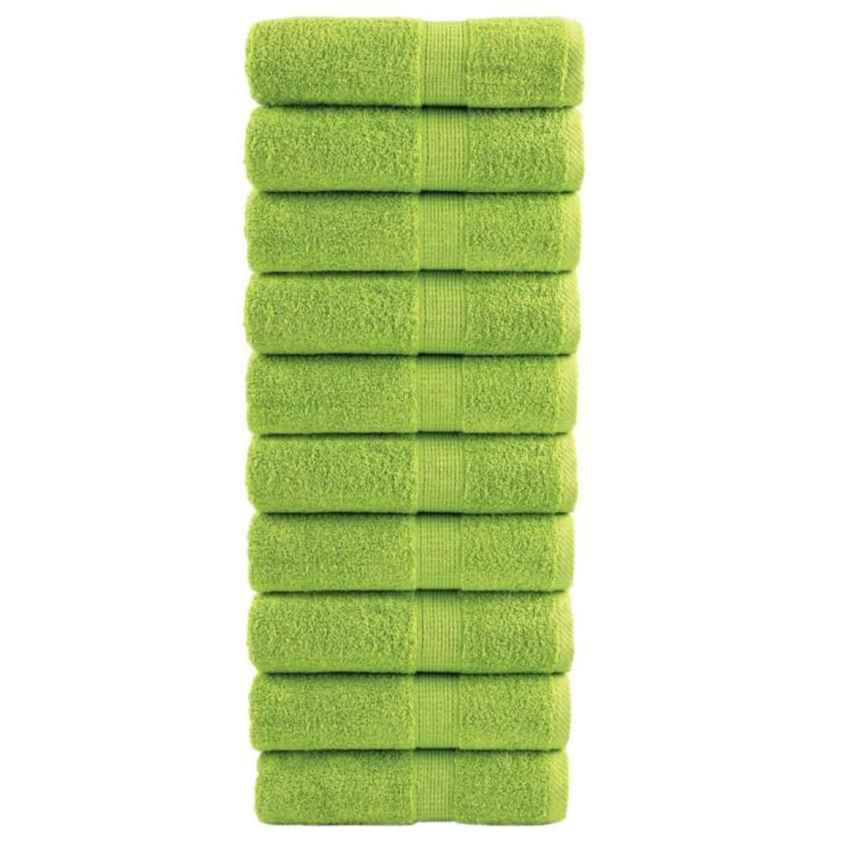 VIDAXL Serviettes d invité de qualité supérieure SOLUND 10 pcs