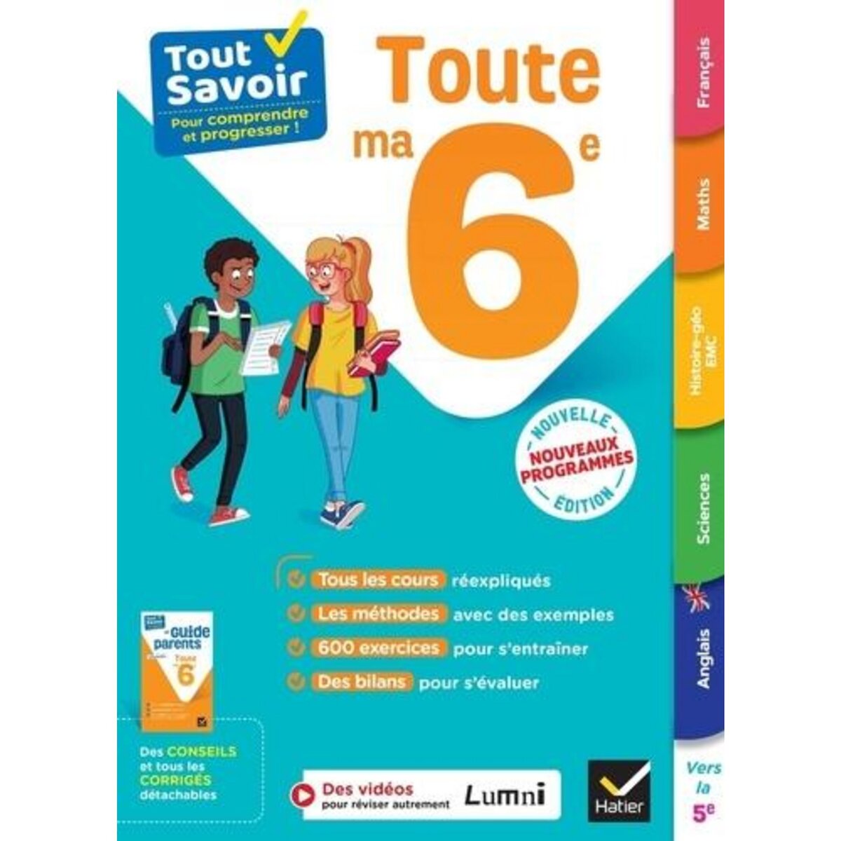 TOUTE MA 6E. AVEC LE GUIDE PARENTS DETACHABLE, Champetier Marjorie