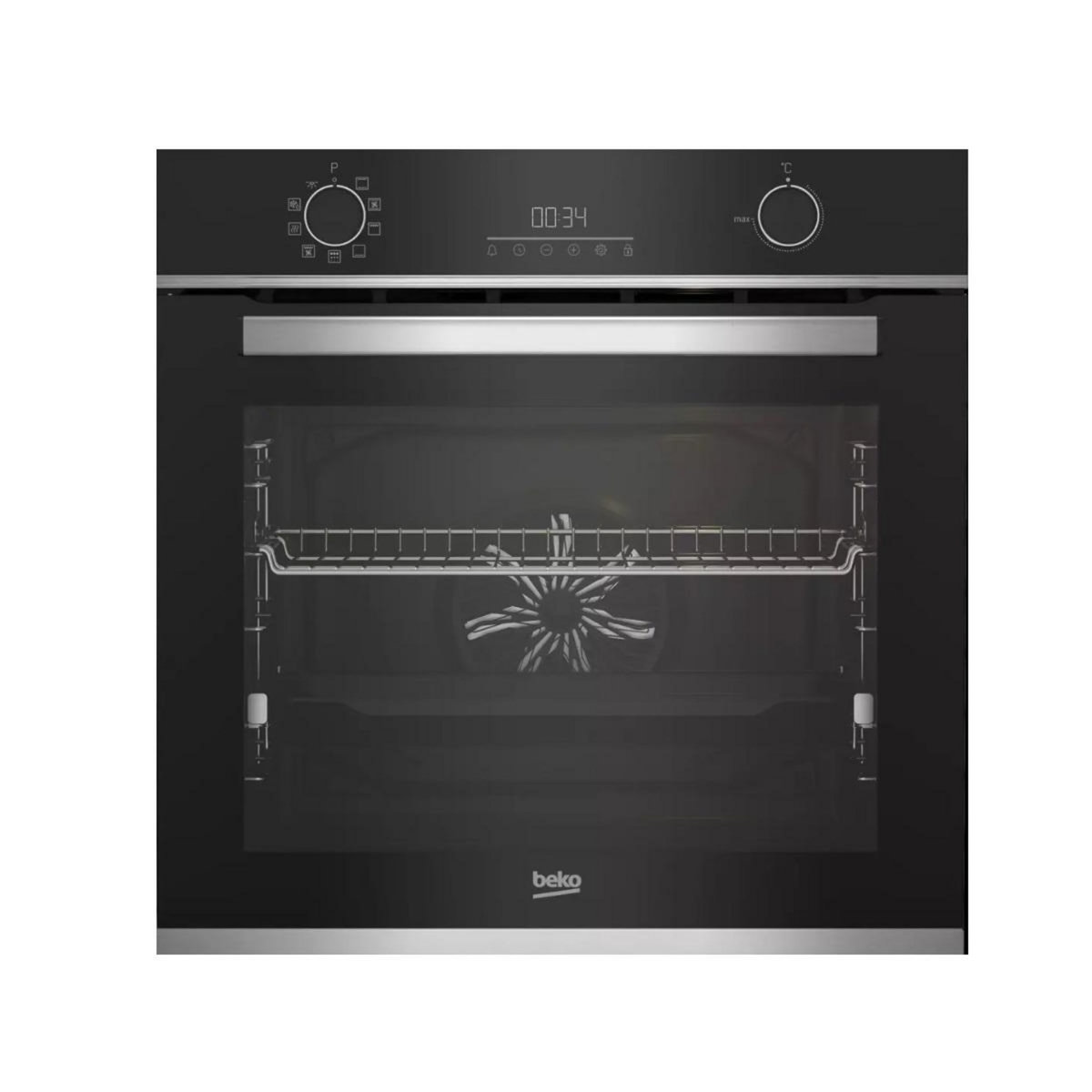 Beko Four intégrable multifonction 72l 60cm à pyrolyse inox - BBIMM13300XPSE-1