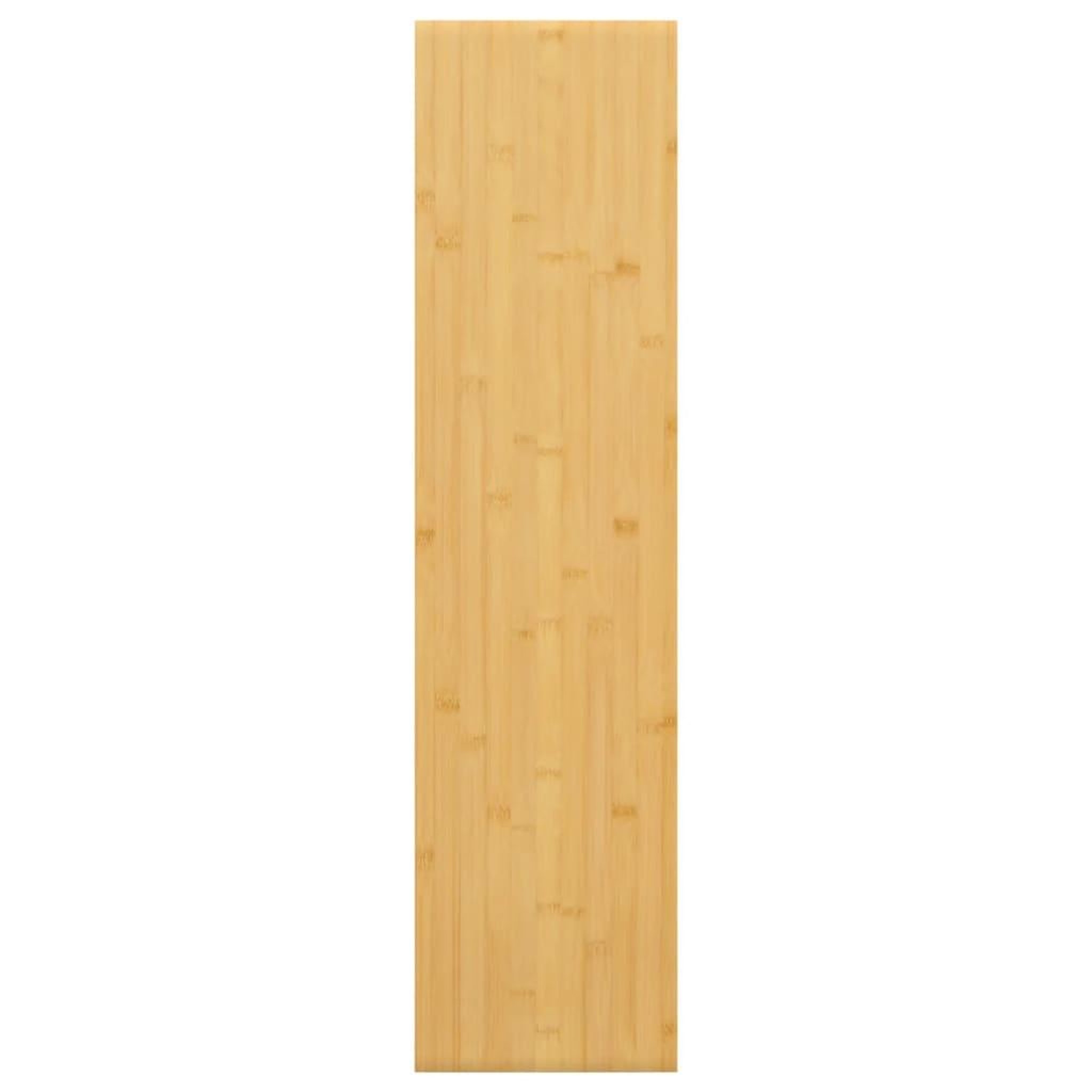 Voir la diapositive 2 : VIDAXL Etagere murale 80x20x4 cm bambou