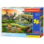 Castorland Puzzle 100 pièces : Le monde des dinosaures