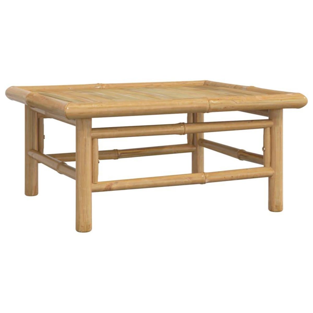 VIDAXL Table de jardin 65x55x30 cm bambou