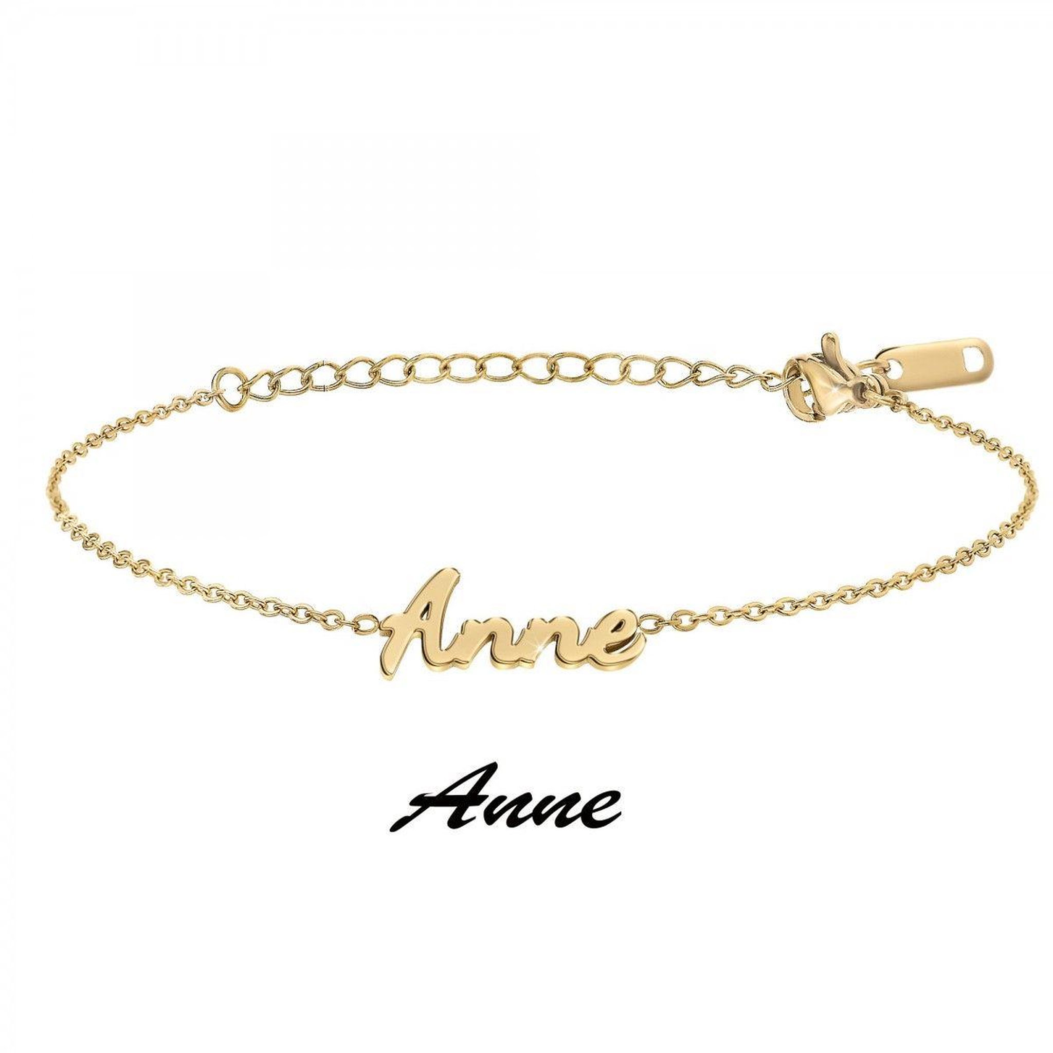 Voir la diapositive 3 : SC CRYSTAL Anne - Bracelet prénom