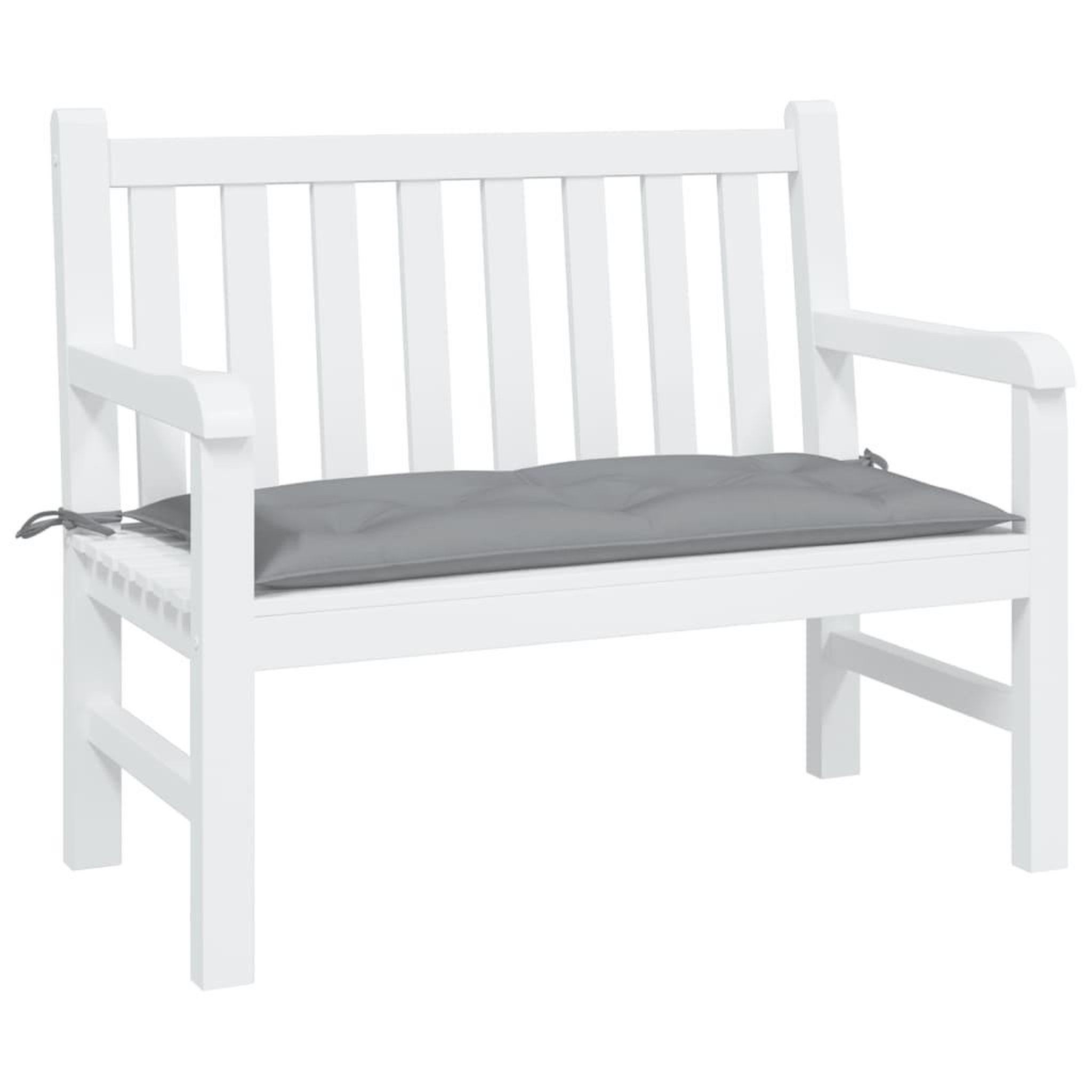 Voir la diapositive 3 : VIDAXL Coussin de banc de jardin gris 100x50x7 cm tissu oxford