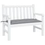 Voir la diapositive 3 : VIDAXL Coussin de banc de jardin gris 100x50x7 cm tissu oxford