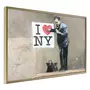 Paris Prix Affiche Murale Encadrée  Banksy I Heart NY 