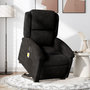 Voir la diapositive 1 : VIDAXL Fauteuil inclinable de massage electrique noir velours