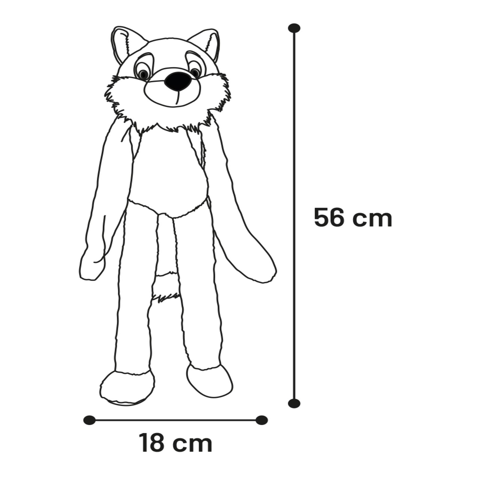 Voir la diapositive 3 : Eden Peluche renard grand yeux pour chien