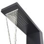Voir la diapositive 5 : VIDAXL Systeme de panneau de douche Aluminium Mat Noir