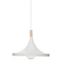 Voir la diapositive 1 : ATMOSPHERA Lampe Suspension Design  Métal & Bois  32cm Blanc