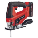 Einhell Scie sauteuse sans filTC-JS 18 Li - avec chargeur et batterie (1x2,5 Ah) Power X-Change