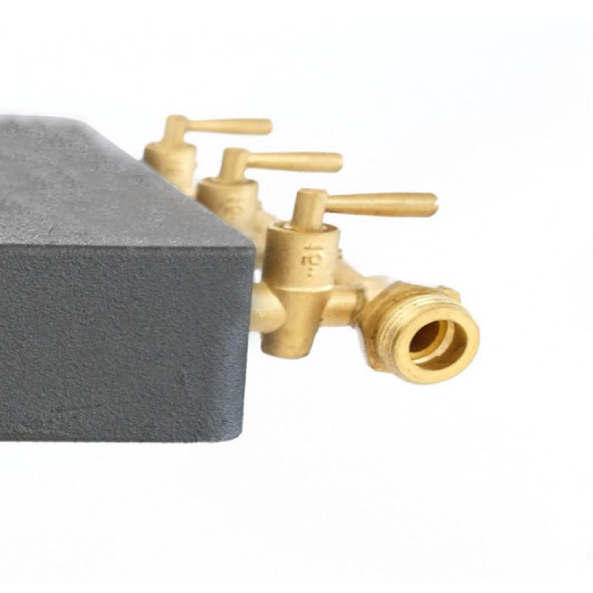 Voir la diapositive 6 : MEVA Rechaud gaz traiteur fonte véritable 9.8 kw 4 pieds 3 robinets + tuyau gaz et détendeur