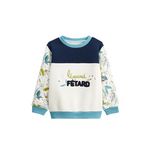 Petit Béguin Sweat-shirt enfant en molleton Oscar. Coloris disponibles : Bleu