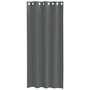 Voir la diapositive 4 : VIDAXL Rideaux en voile avec œillets 2 pcs gris fonce 140x225 cm