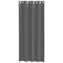 Voir la diapositive 4 : VIDAXL Rideaux en voile avec œillets 2 pcs gris fonce 140x225 cm