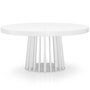 Voir la diapositive 1 : Paris Prix Table de Repas Extensible  Laize  150-300cm Blanc