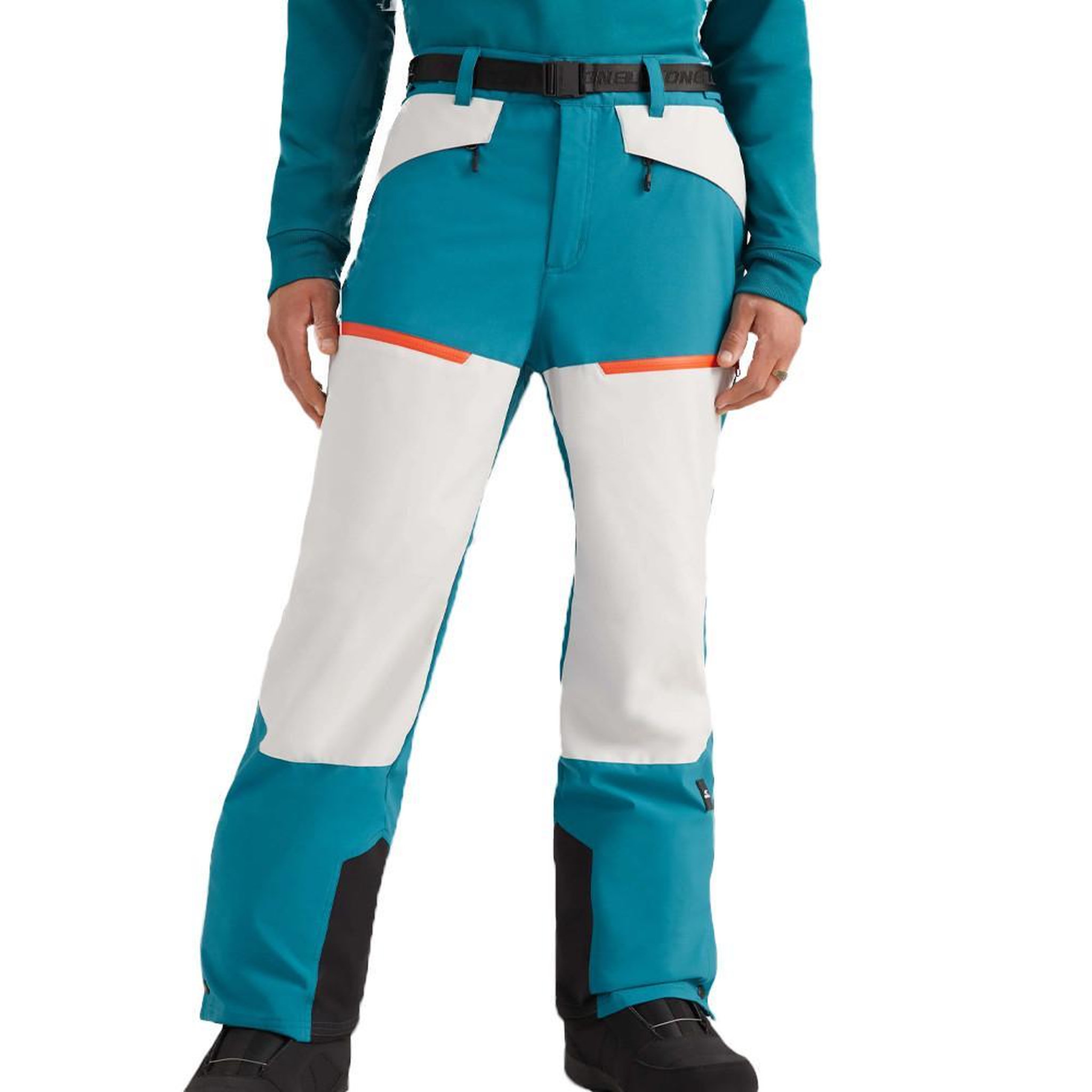 Voir la diapositive 1 : O'NEILL Pantalon de ski Blanc/Bleu Homme O'Neill Blizzard