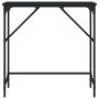 Voir la diapositive 4 : VIDAXL Table console noir 75x32x75 cm bois d'ingenierie