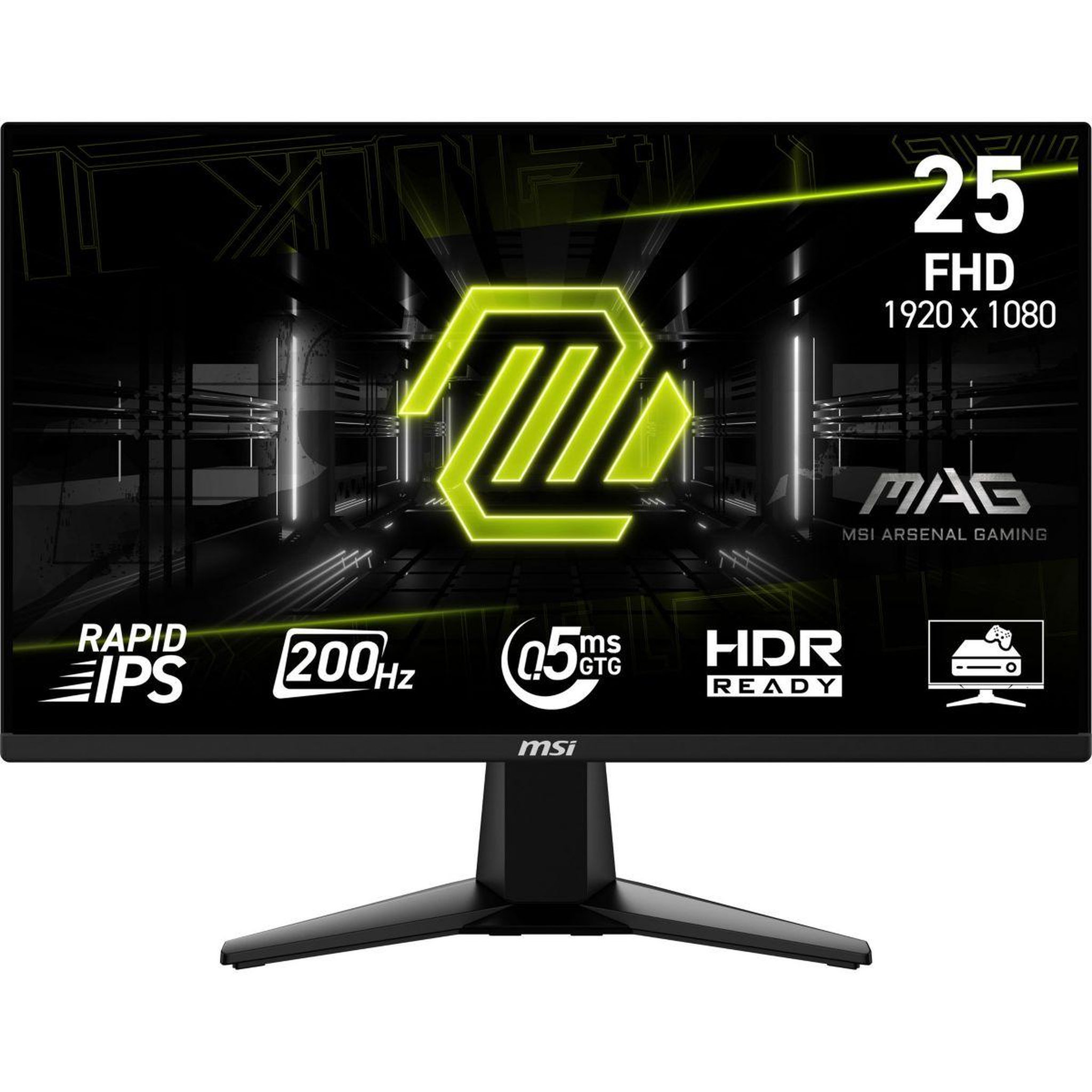 MSI Ecran pc gamer mag 255f e20 25  full hd 200hz ips hdr10