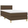 Voir la diapositive 4 : VIDAXL Sommier a lattes de lit et matelas et LED Marron fonce 80x200cm