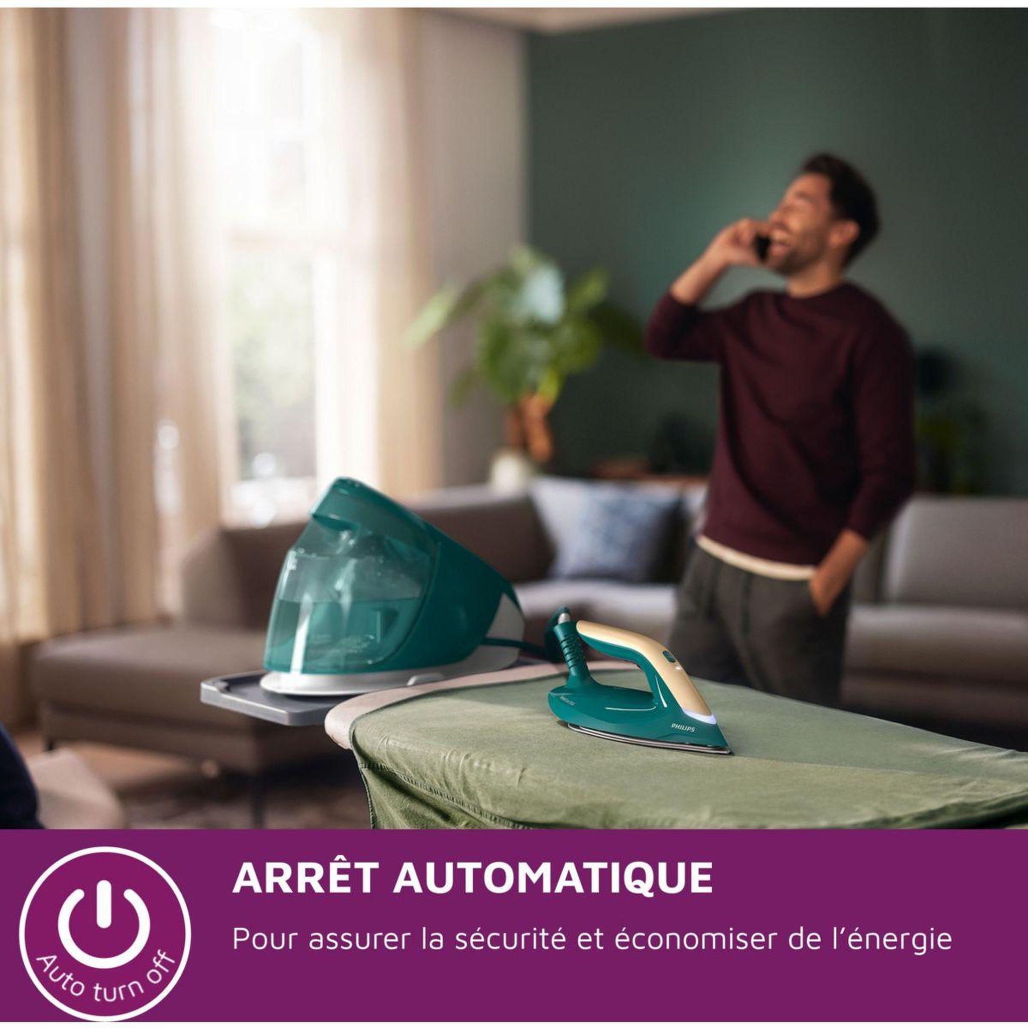 Voir la diapositive 4 : Philips Centrale vapeur PSG7140/70 PerfectCare serie 7000