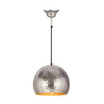Paris Prix Lampe Suspension Design  Factory Style  27cm Argent