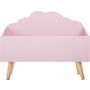 Voir la diapositive 2 : ATMOSPHERA Coffre de rangement enfant en bois CLOUDY