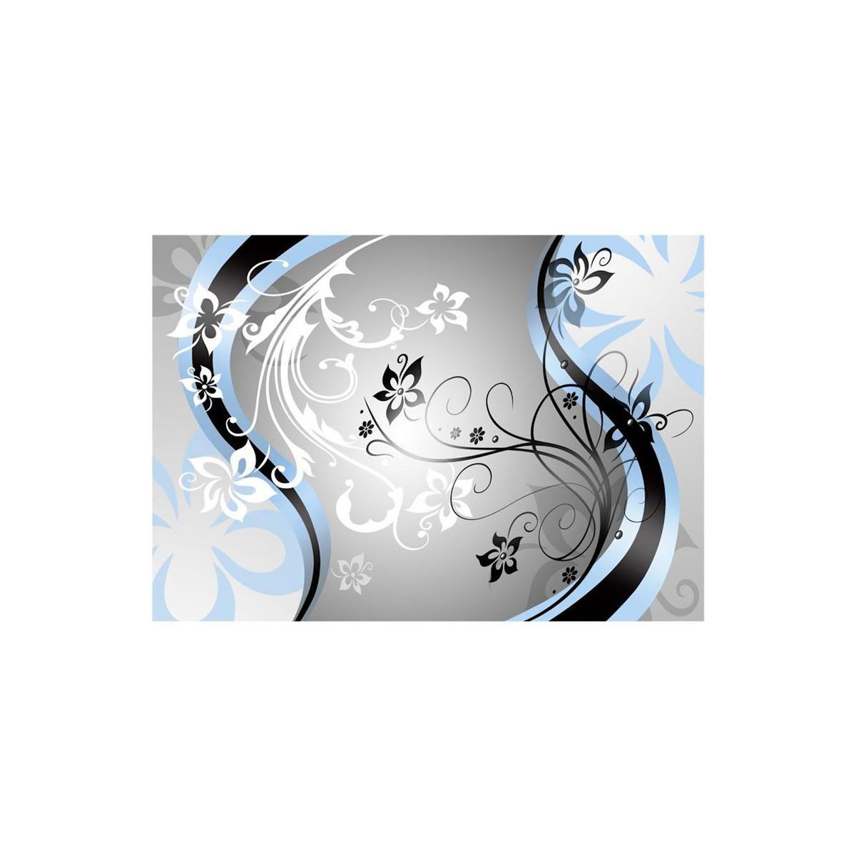 Paris Prix Papier Peint  Art Flowers Blue