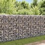Voir la diapositive 1 : VIDAXL Mur a gabion avec couvercles Acier galvanise 20x20x100 cm
