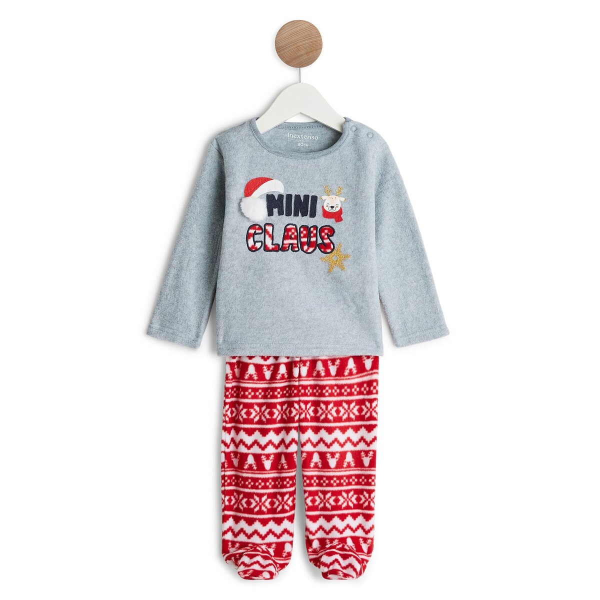 INEXTENSO Pyjama micro polaire bébé fille pas cher 