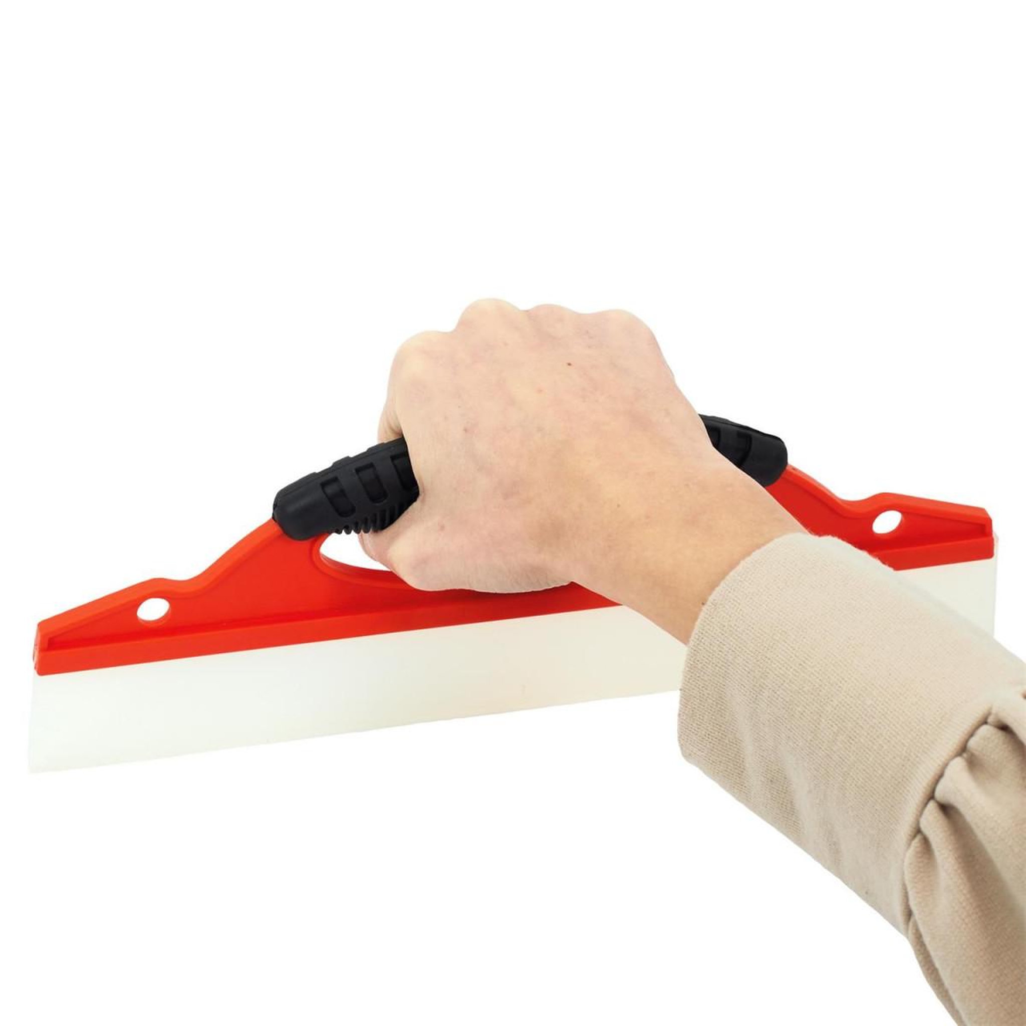 Voir la diapositive 3 : Je cherche une idee Raclette de nettoyage  anti-traces  30cm orange