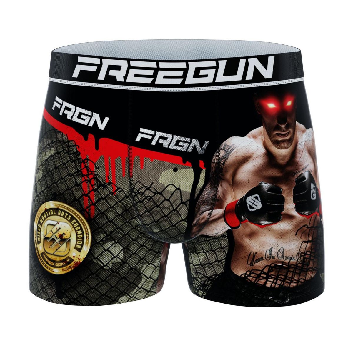 FREEGUN Lot de 3 boxers homme Sport