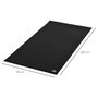 Voir la diapositive 3 : HOMCOM Tapis de protection Fitness grand confort dim. 180L x 90l x 0,6H cm PVC noir