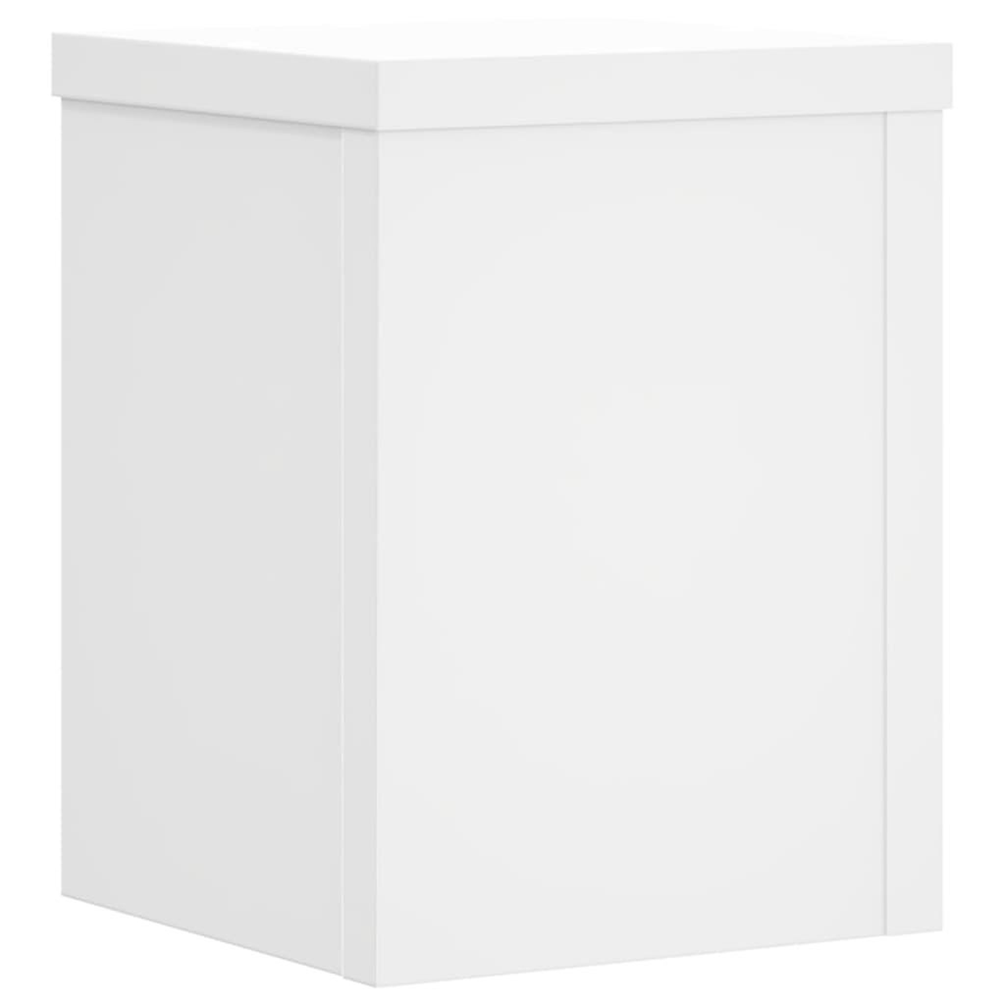 Voir la diapositive 4 : VIDAXL Supports pour plantes 2 pcs blanc 15x15x20 cm bois d'ingenierie