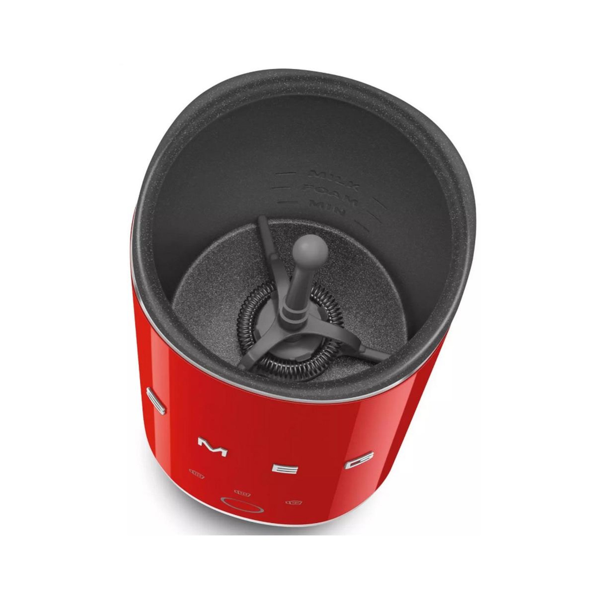 Voir la diapositive 3 : SMEG Emulsionneur de lait 500w 0.12/0.18l rouge - mff02rdeu