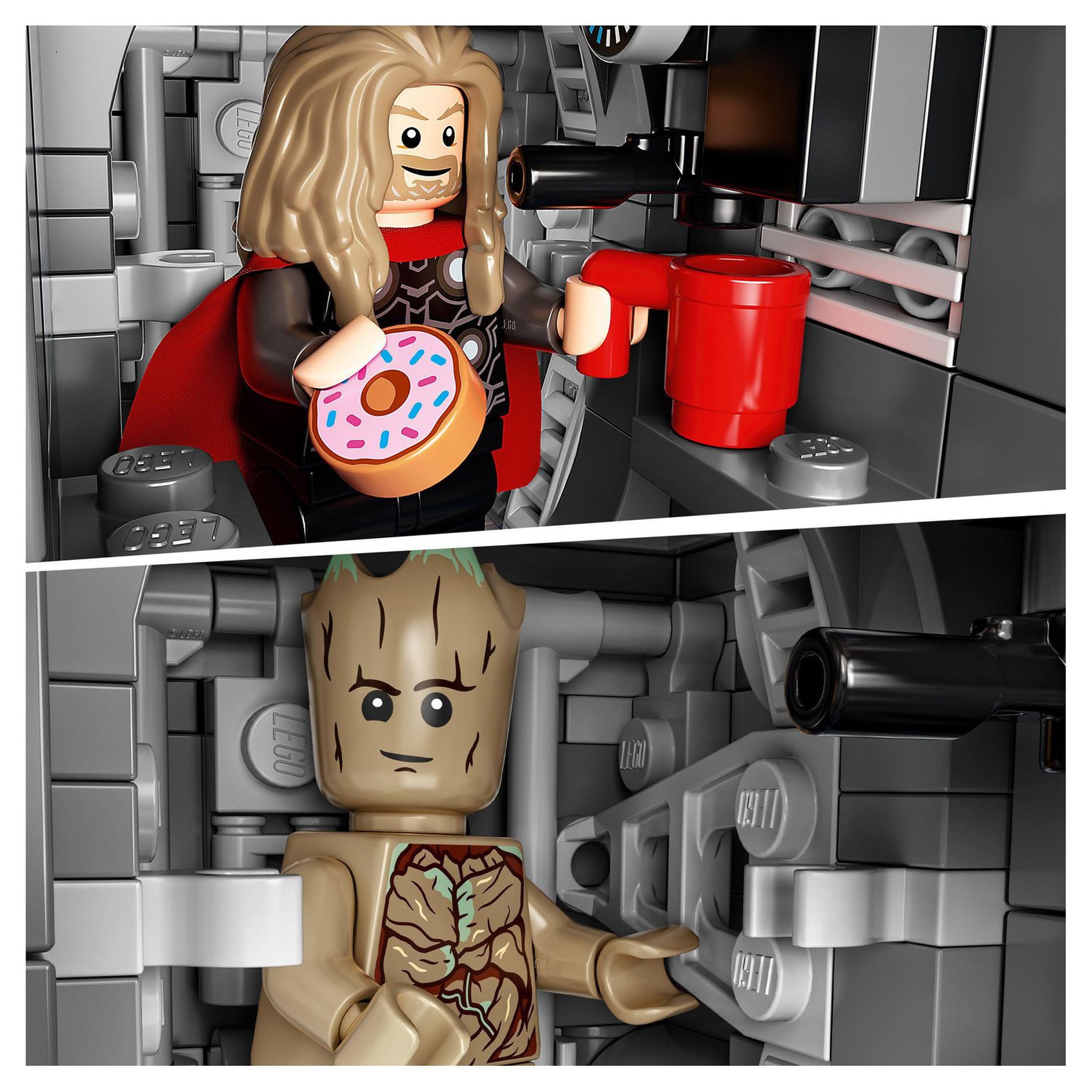 Voir la diapositive 5 : LEGO Marvel Super Heroes 76193 - The Infinity Saga - Le vaisseau des Gardiens de la Galaxie