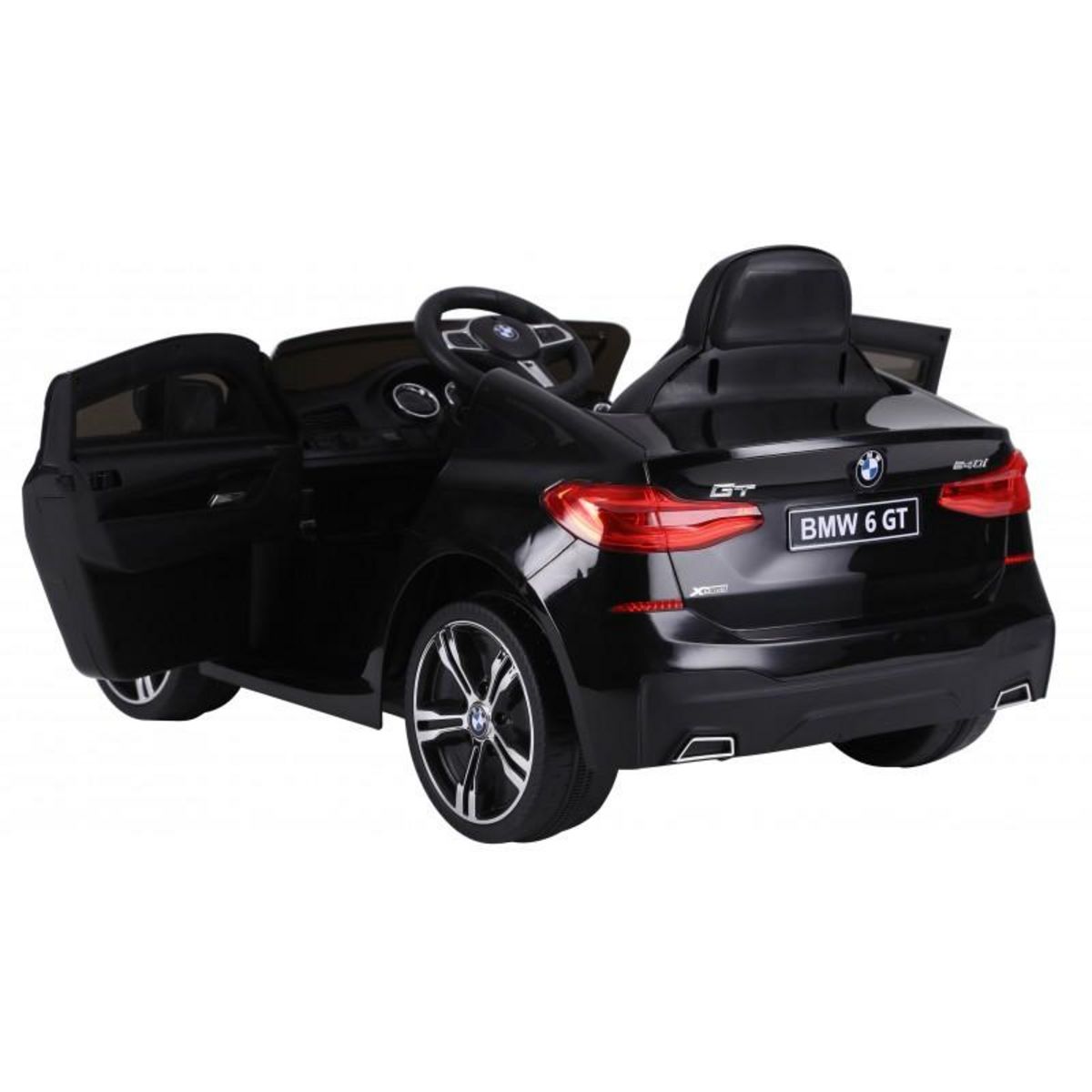 BMW BMW X6 GT Voiture Electrique Enfant (2x25W), 106x64x51 cm - Marche av/ar, Phares, Musique, Ceinture et Télécommande parentale