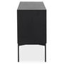 Voir la diapositive 4 : Paris Prix Buffet 3 Tiroirs & 2 Portes Design  Lasco  160cm Noir