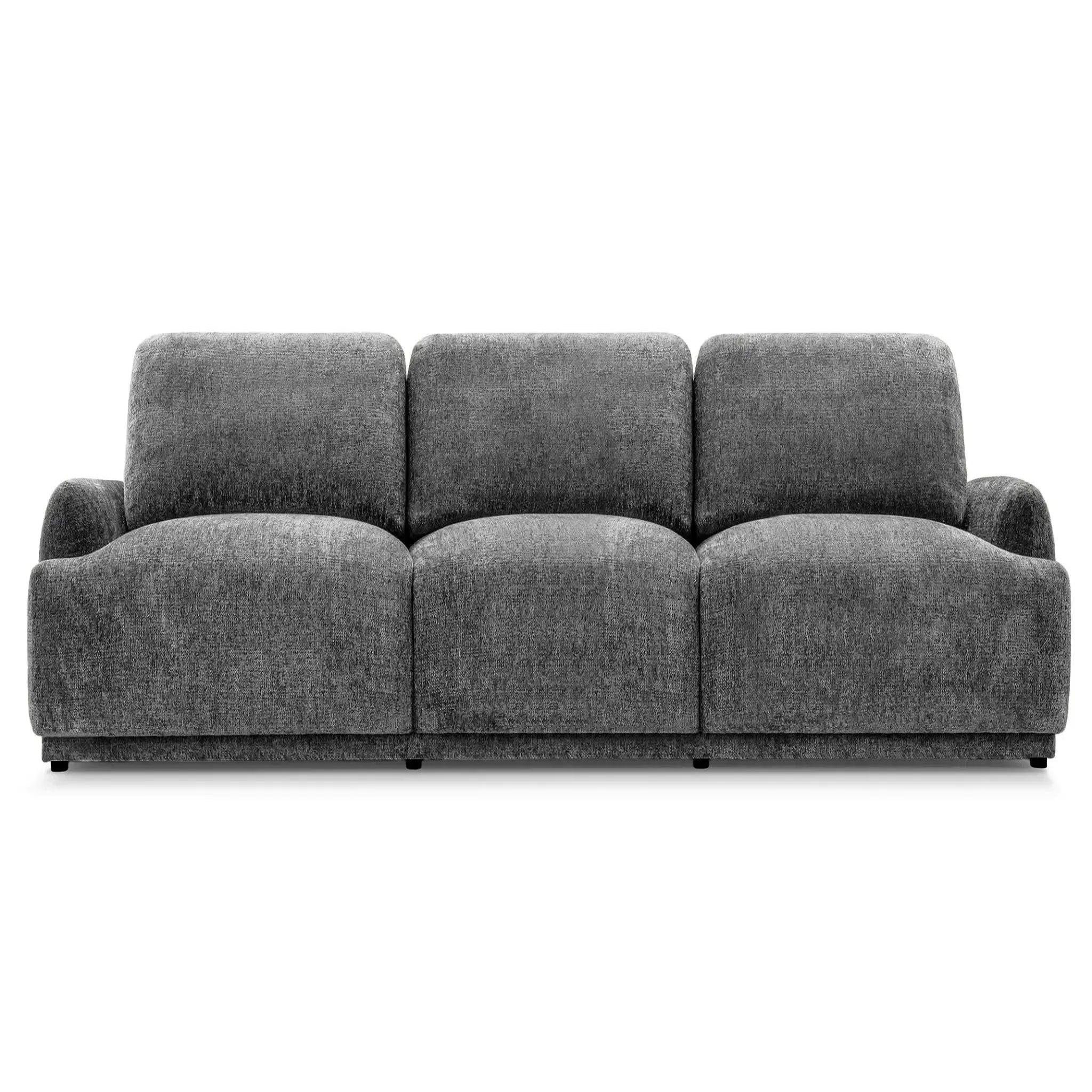 Voir la diapositive 1 : CASANOVA PARIS Rosalie - canapé droit tissu chenille 3 places