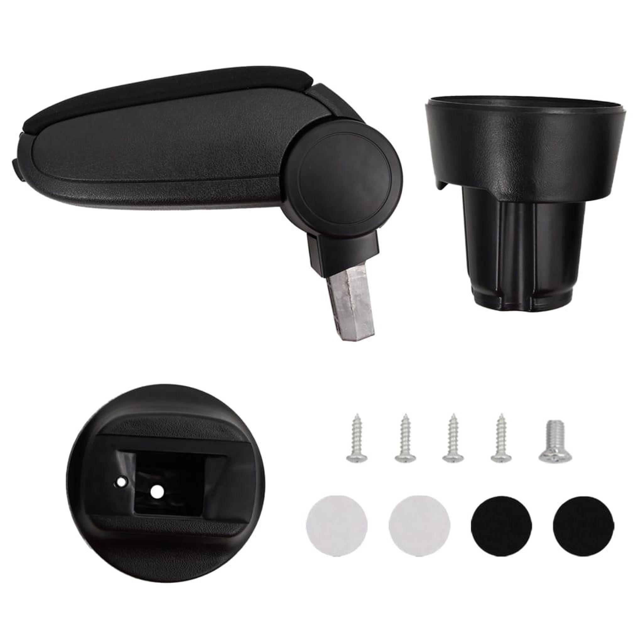 VIDAXL Accoudoir de voiture noir 13x33x(33-49) cm ABS