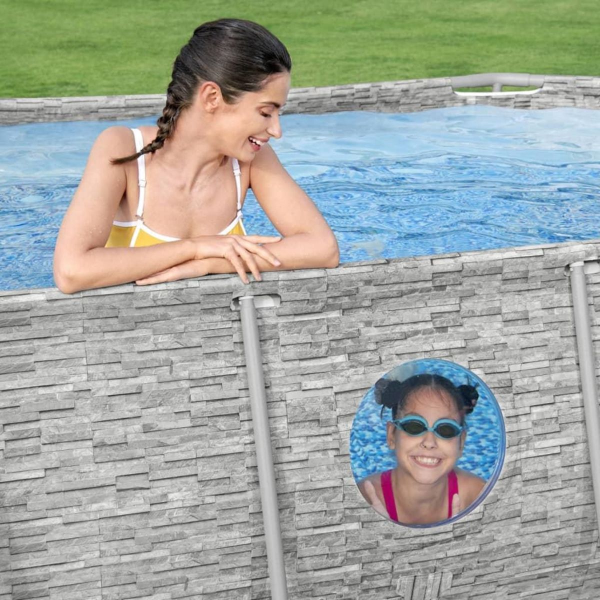 BESTWAY Bestway Ensemble de piscine Power Steel 427x250x100 cm