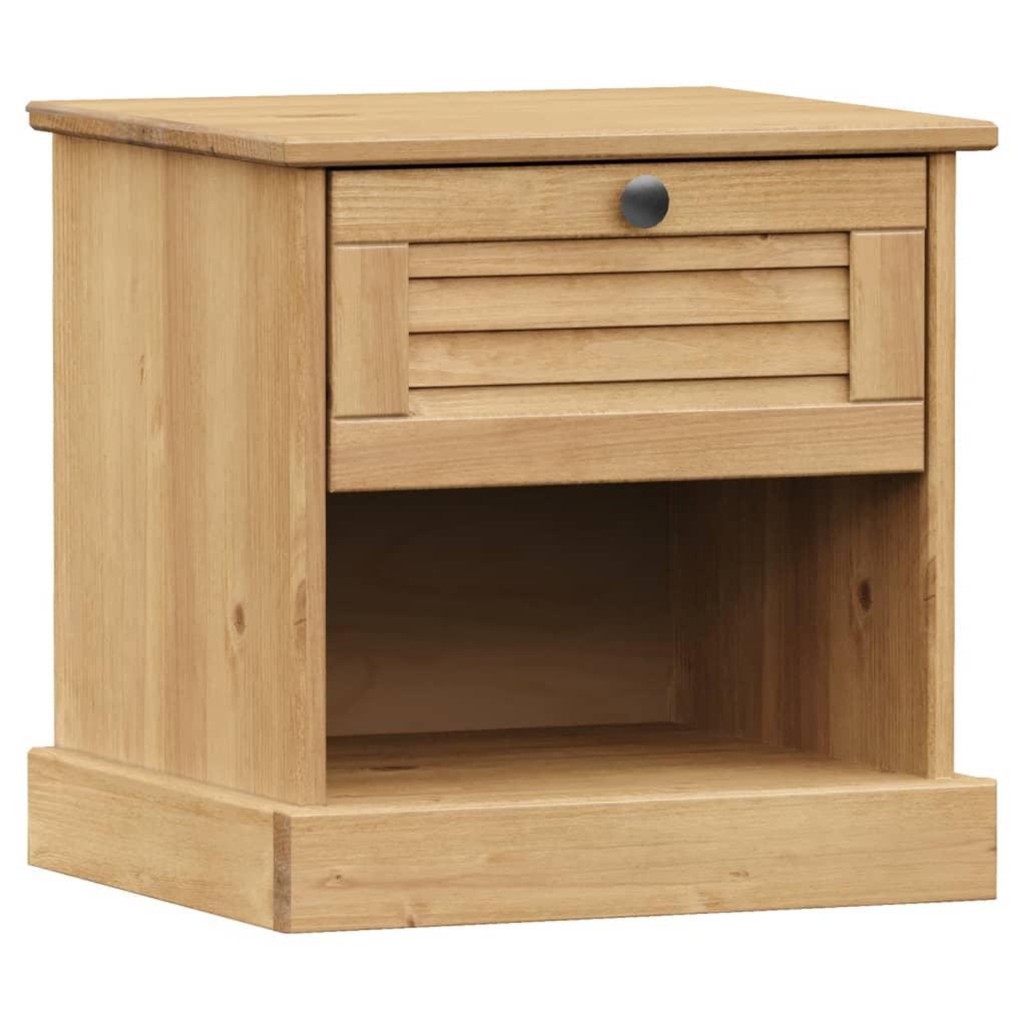 Voir la diapositive 2 : VIDAXL Table de chevet VIGO 42x35x42 cm bois de pin massif