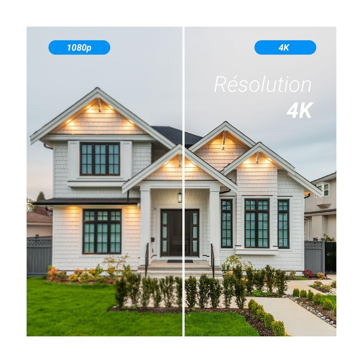 EZVIZ Caméra de surveillance Wifi H80X 4K motorisée