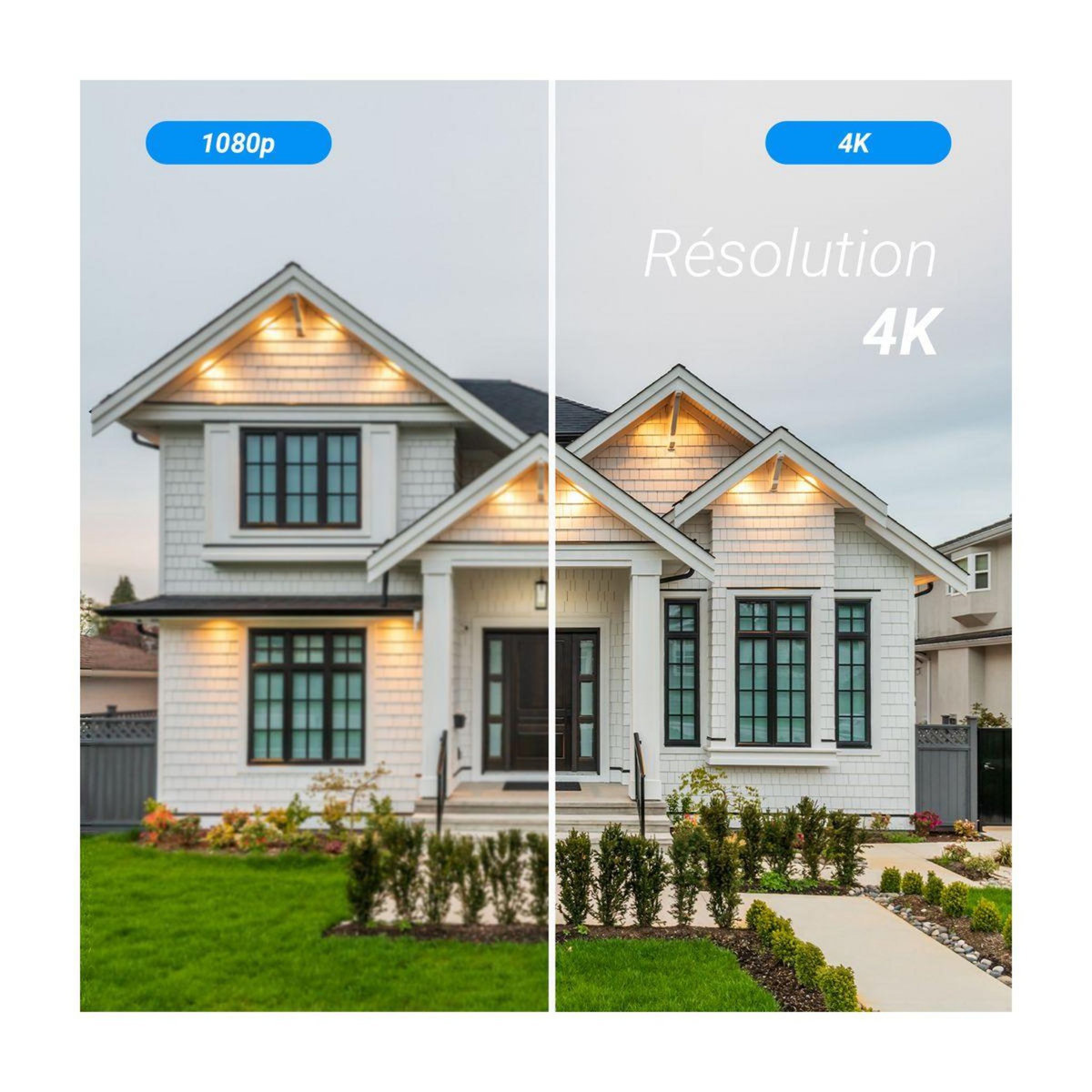 EZVIZ Caméra de surveillance Wifi H80X 4K motorisée