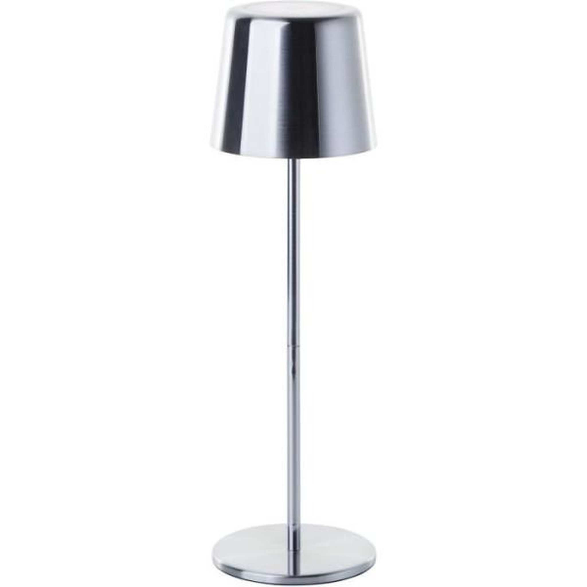 Voir la diapositive 4 : BRILLIANT Lampe a poser d'extérieur - BRILLIANT - XAANA - Rechargeable - Chrome - LED - 2W - 160lm - CCT - DIM - USB - IP44