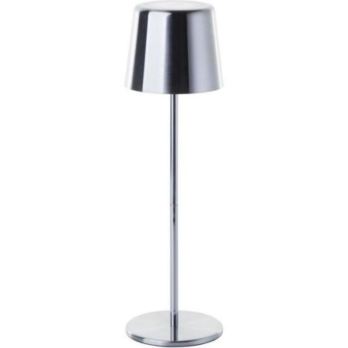 BRILLIANT Lampe a poser d'extérieur - BRILLIANT - XAANA - Rechargeable - Chrome - LED - 2W - 160lm - CCT - DIM - USB - IP44