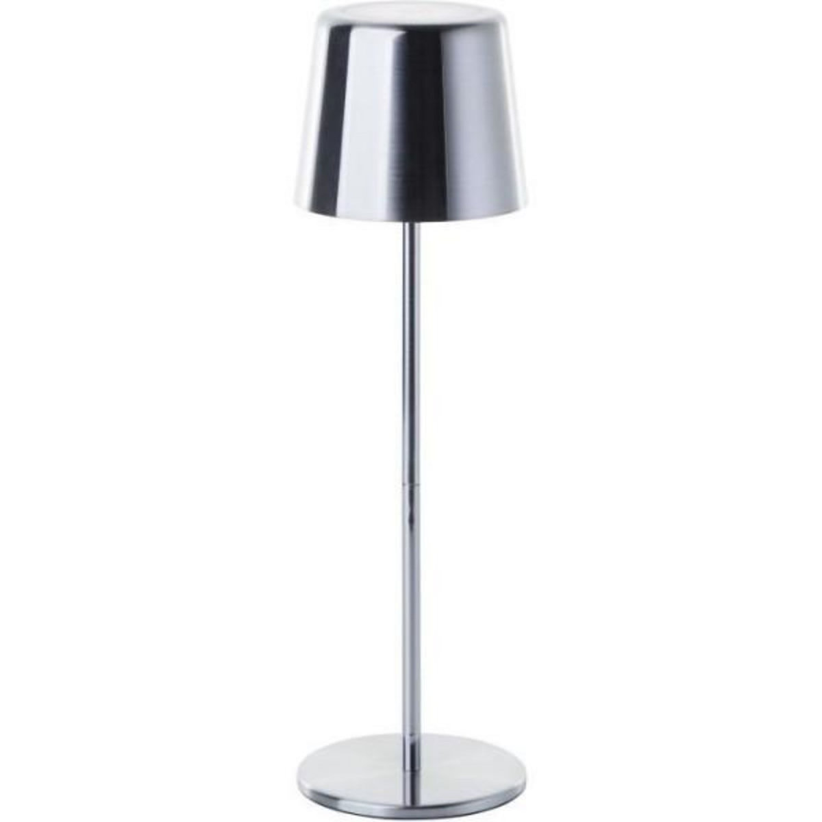 BRILLIANT Lampe a poser d'extérieur - BRILLIANT - XAANA - Rechargeable - Chrome - LED - 2W - 160lm - CCT - DIM - USB - IP44